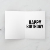 HOE VIND JE VAN EEN VET KIND LIEFT CAKE BIRTHDAY-K KAART (Binnen)