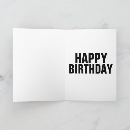 HOE VIND JE VAN EEN VET KIND LIEFT CAKE BIRTHDAY-K KAART (Binnen)