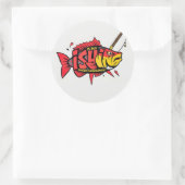 Hoe Vist mijn woedebeheersing Ronde Sticker (Tas)