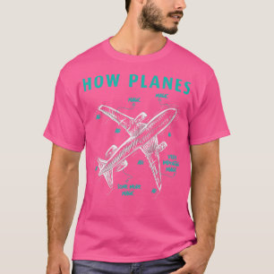 Hoe vliegtuigen lucht- en ruimtevaartingenieur luc t-shirt