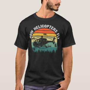 Hoe Vliegtuigen Vliegen Luchtvaart Piloot Luchtvaa T-shirt