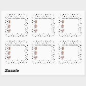 'Hoe voel ik me? Mice Journal Vierkante Sticker (Vel)