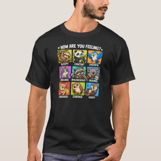 Hoe voel je je? Dierstemmingen T-shirt