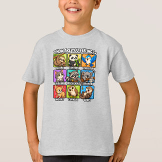 Hoe voel je je? Dierstemmingen T-shirt