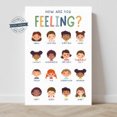 Hoe voel je je in het klaslokaal Poster