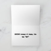 HOE VOELT CORGI 21 JAAR OUD? KAART (Binnen)