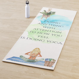 Hoe voelt u Waterverf Yoga Mat