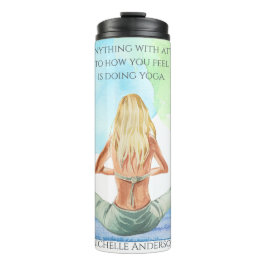Hoe voelt u Waterverf Yoga Travel Mug Thermosbeker