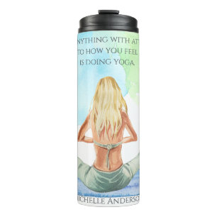 Hoe voelt u Waterverf Yoga Travel Mug Thermosbeker