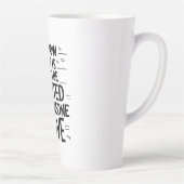 Hoe vreemd latte mok (Rechts)