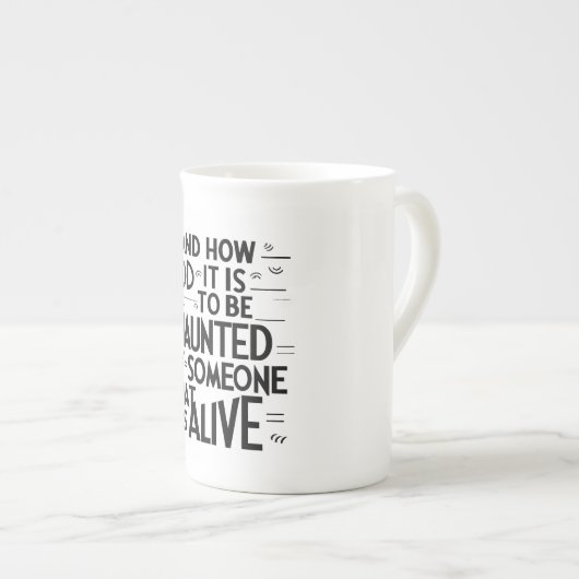 Hoe vreemd porselein kop (Voorkant rechts)