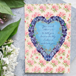 Hoe vurig ik bewonder en hou van je Valentijn Briefkaart