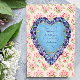 Hoe vurig ik bewonder en hou van je Valentijn Briefkaart