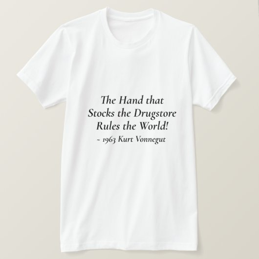 Hoe waar dit bleek te zijn over het regeren van de t-shirt (Design voorkant)