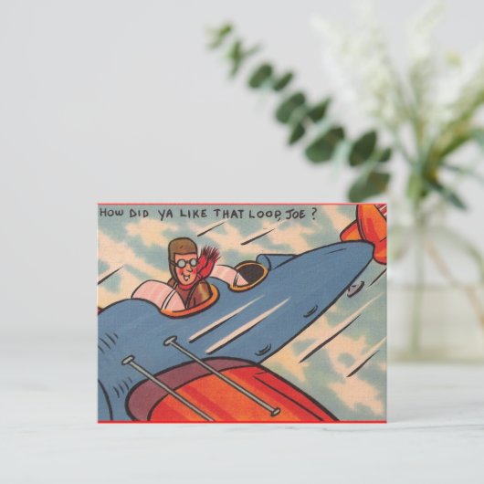 Hoe was je als de Loop, Joe? Briefkaart (Staand voorkant)