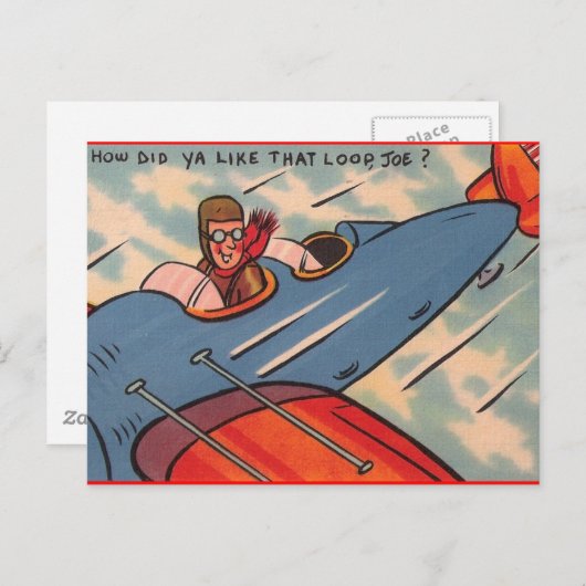 Hoe was je als de Loop, Joe? Briefkaart (Voorkant / Achterkant)