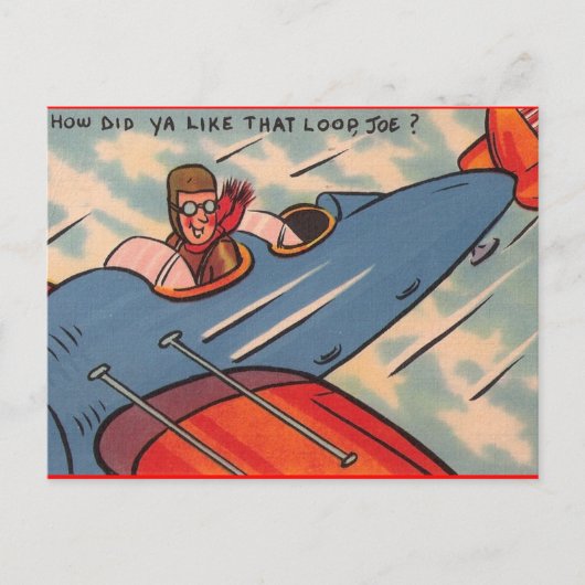 Hoe was je als de Loop, Joe? Briefkaart (Voorkant)