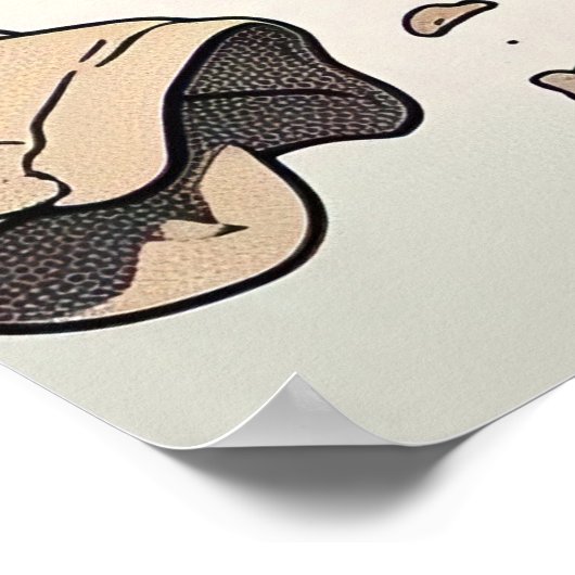 Hoe was je dag 1950 Romance Comic Poster (Hoek)