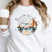 Hoe we Camp Life Happy Camper Sweatshirt