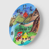 hoe we de klok van de retro camper wall draaien (Hoek)