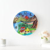 hoe we de klok van de retro camper wall draaien (Huis)