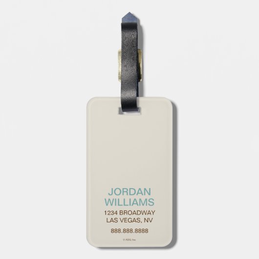 Hoe we rollen bagagelabel (Achterkant verticaal)