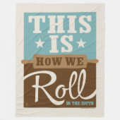 Hoe we rollen fleece deken (Voorkant)