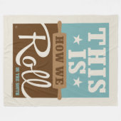 Hoe we rollen fleece deken (Voorkant (Horizontaal))