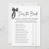 Hoe weet de bruid het bruidegom spel echt? kaart (Voorkant)