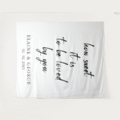 Hoe weet je dat het een bruiloft foto-achtergrond  wandkleed (Voorkant (horizontaal))