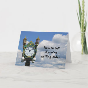 Hoe weet je of je ouder wordt, Fun Birthday? Kaart
