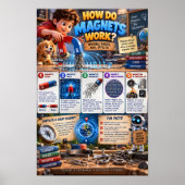 Hoe werken magneten? poster (Voorkant)