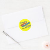Hoe werkt die hoop & verandering voor jou? ronde sticker (Envelop)