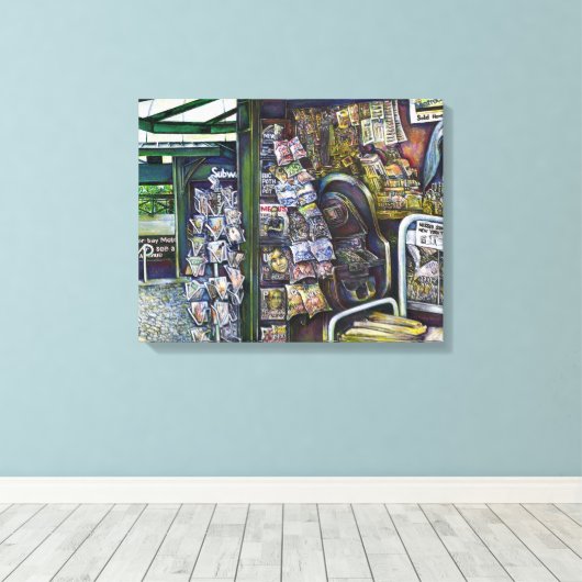 Hoe werkt één Afbeelding, zonder verbeeldingskrach Canvas Afdruk (Insitu (Houten vloer))