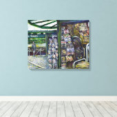 Hoe werkt één Afbeelding, zonder verbeeldingskrach Canvas Afdruk (Insitu (Houten vloer))