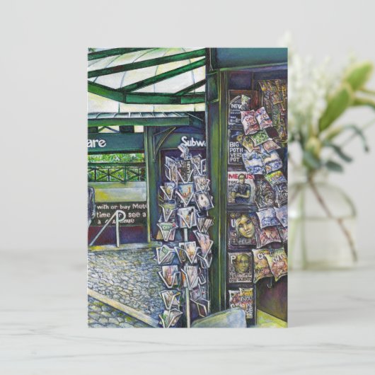 Hoe werkt één Afbeelding, zonder verbeeldingskrach Feestdagenkaart (Staand voorkant)