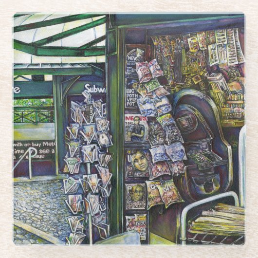 Hoe werkt één Afbeelding, zonder verbeeldingskrach Glazen Onderzetter (Voorkant)