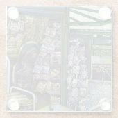 Hoe werkt één Afbeelding, zonder verbeeldingskrach Glazen Onderzetter (Achterkant)