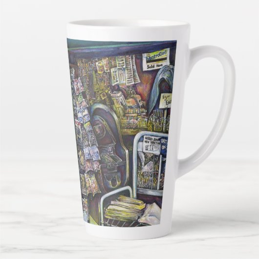 Hoe werkt één Afbeelding, zonder verbeeldingskrach Latte Mok (Rechts)