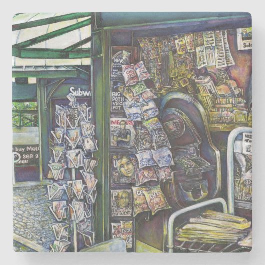 Hoe werkt één Afbeelding, zonder verbeeldingskrach Stenen Onderzetter (Voorkant)