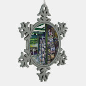 Hoe werkt één Afbeelding, zonder verbeeldingskrach Tin Sneeuwvlok Ornament (Links)