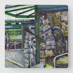 Hoe werkt één Afbeelding, zonder verbeeldingskrach Vierkante Klok