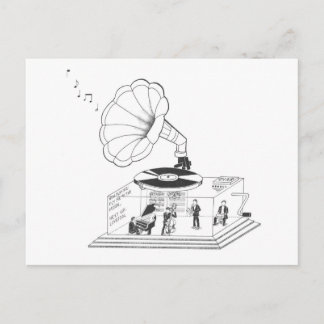 Hoe werkt een Gramophone eigenlijk? Briefkaart