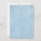 Hoe Western Paisley Denim Blue Jeans Verjaardag Kaart (Achterkant)