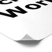 Hoe wetenschap werkt - Funny Poster (Hoek)