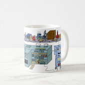 Hoe wetenschap werkt - koffie-Mok Koffiemok (Voorkant rechts)