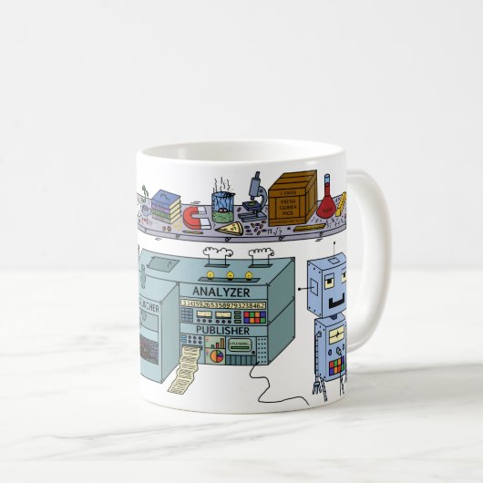 Hoe wetenschap werkt - koffie-Mok Koffiemok (Voorkant rechts)