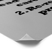 Hoe wiskunde op een grappige manier Poster bord (Hoek)