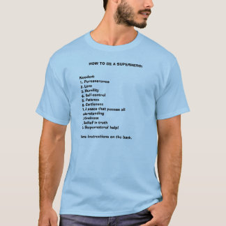 HOE WORDT EEN SUPERHERO? T-SHIRT