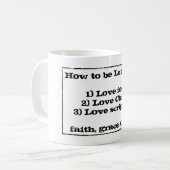 Hoe wordt Lutheran Coffee-Mok Koffiemok (Voorkant links)